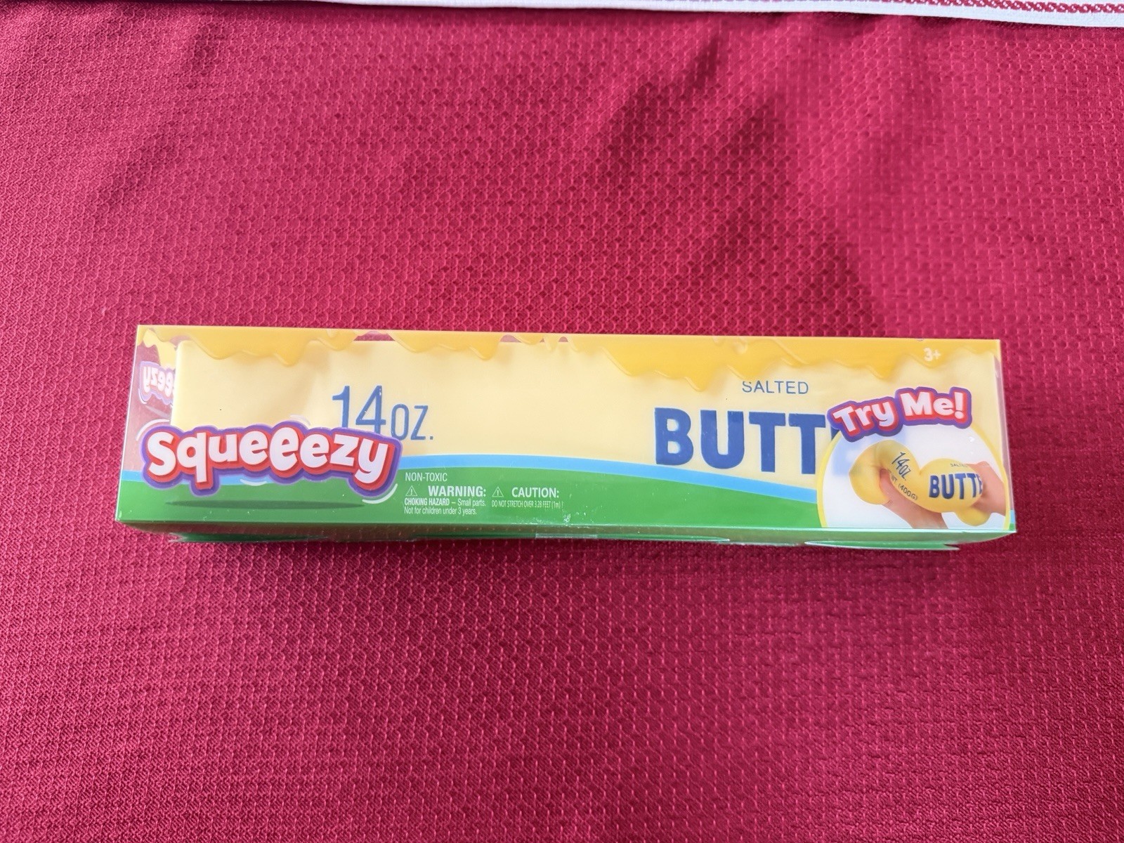 New TikTok Viral Jumbo Squishy Butter Sensory Toy 10.5″ Squeeezy Toymendous! 3+