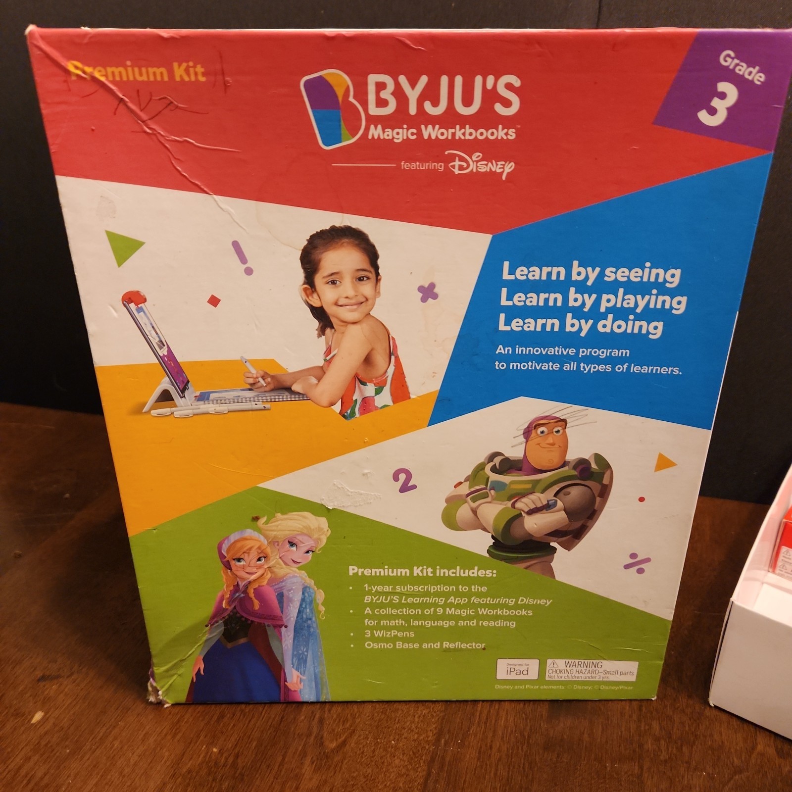 BYJU’s Magic Workbooks 3rd Grade Premium Edition Disney Pixar Book Set Lot