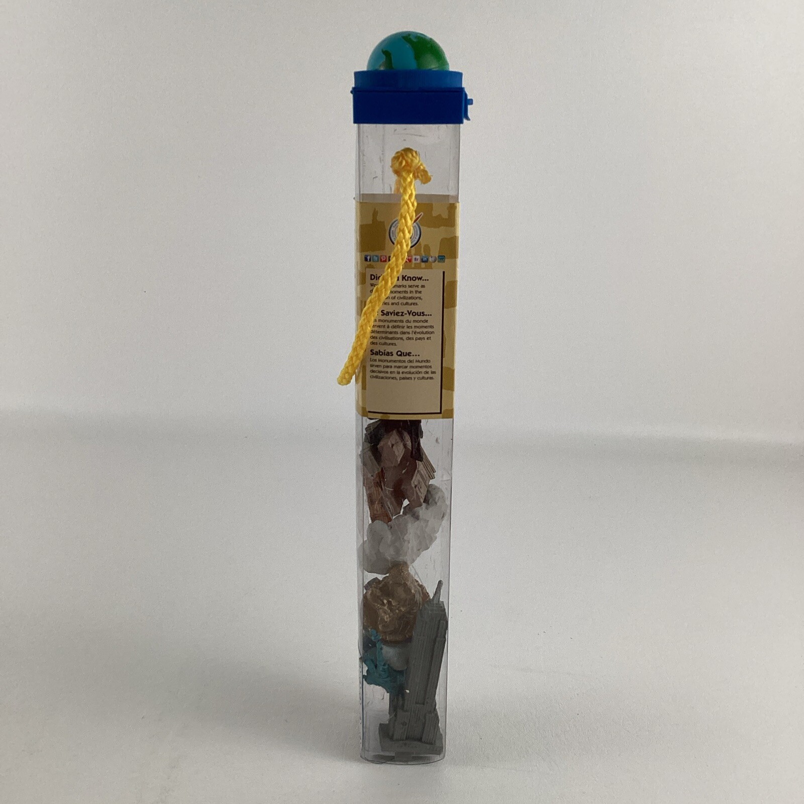 Safari Toob World Landmarks Mini Collectible Figure Set Buildings Globe 2013