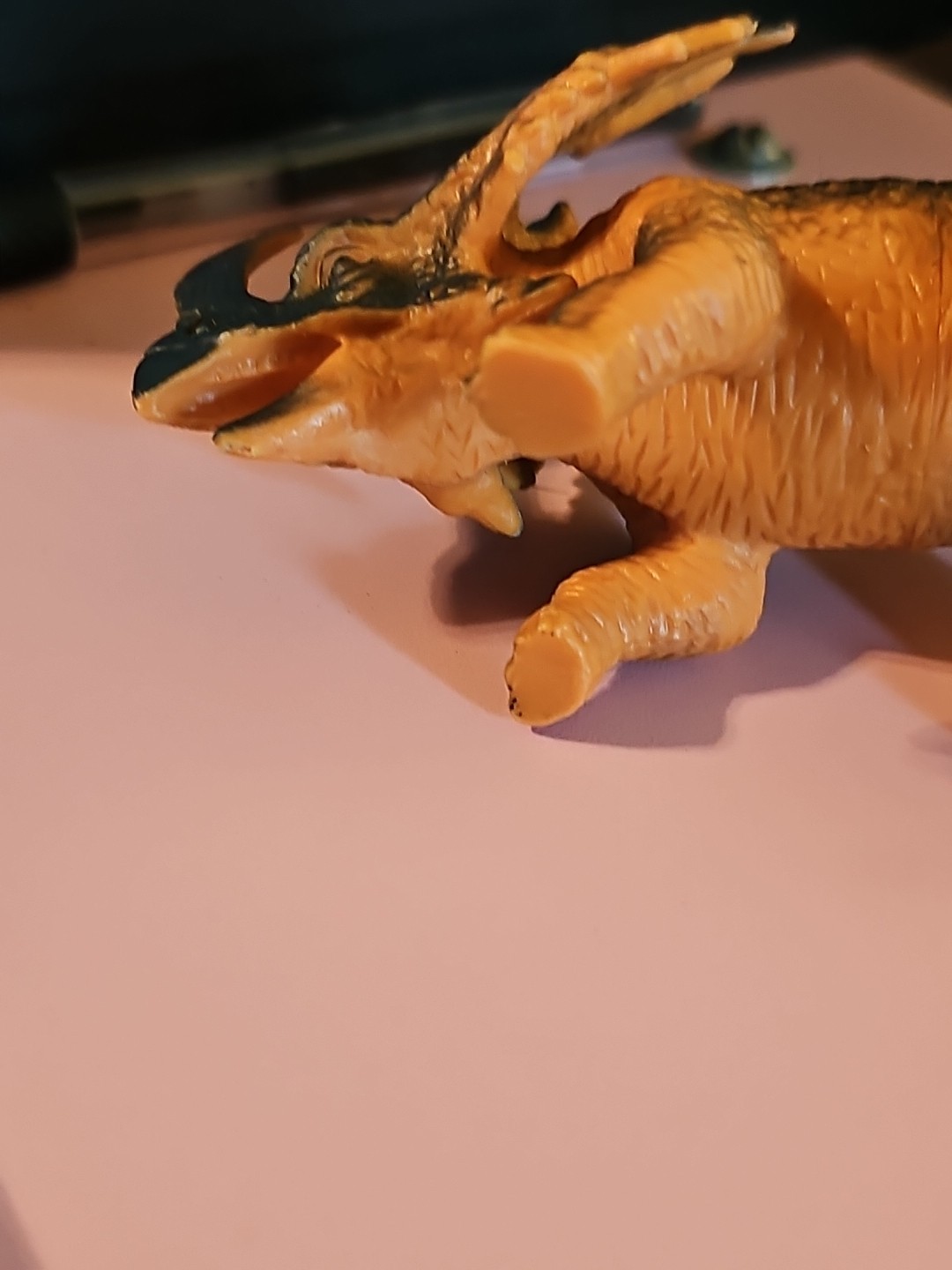 Unbranded Green/ Orange Styracosaurus- 5 Inches, 2.5 Inches