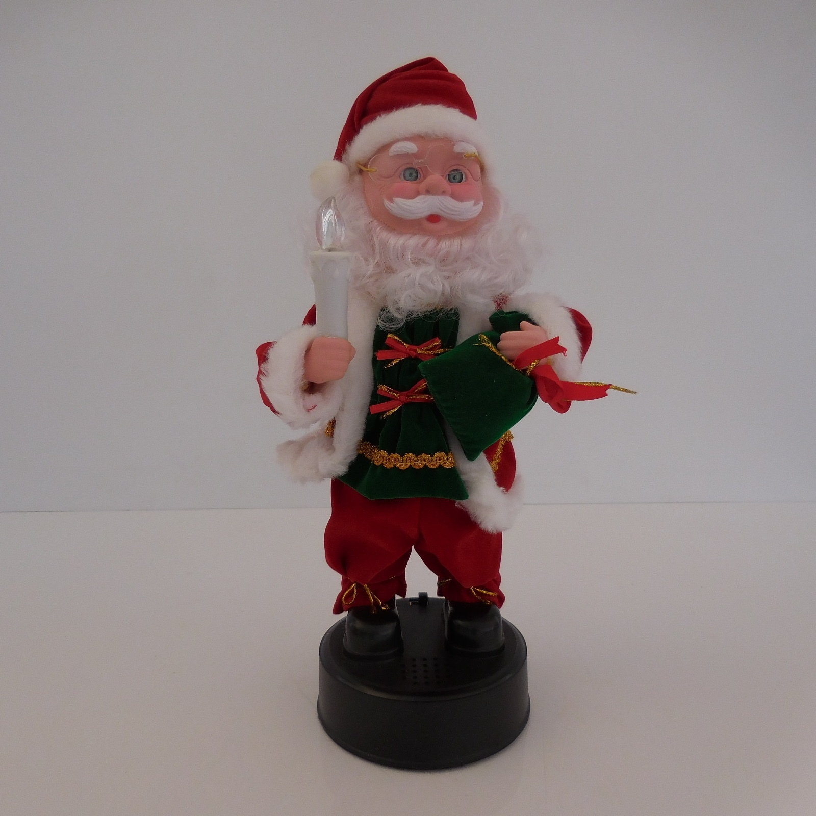 N798 Santa Claus Music Box Vintage Art Deco Design France