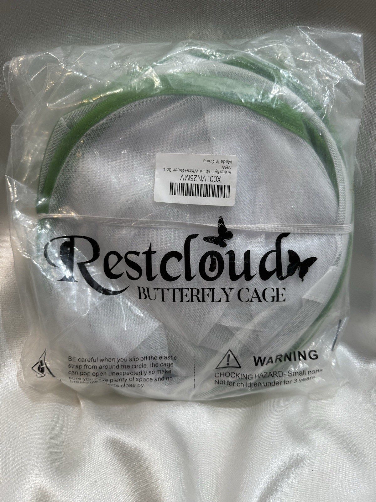RESTCLOUD Insect and Butterfly Habitat Cage Terrarium Pop-up 23.6 Inches Tall