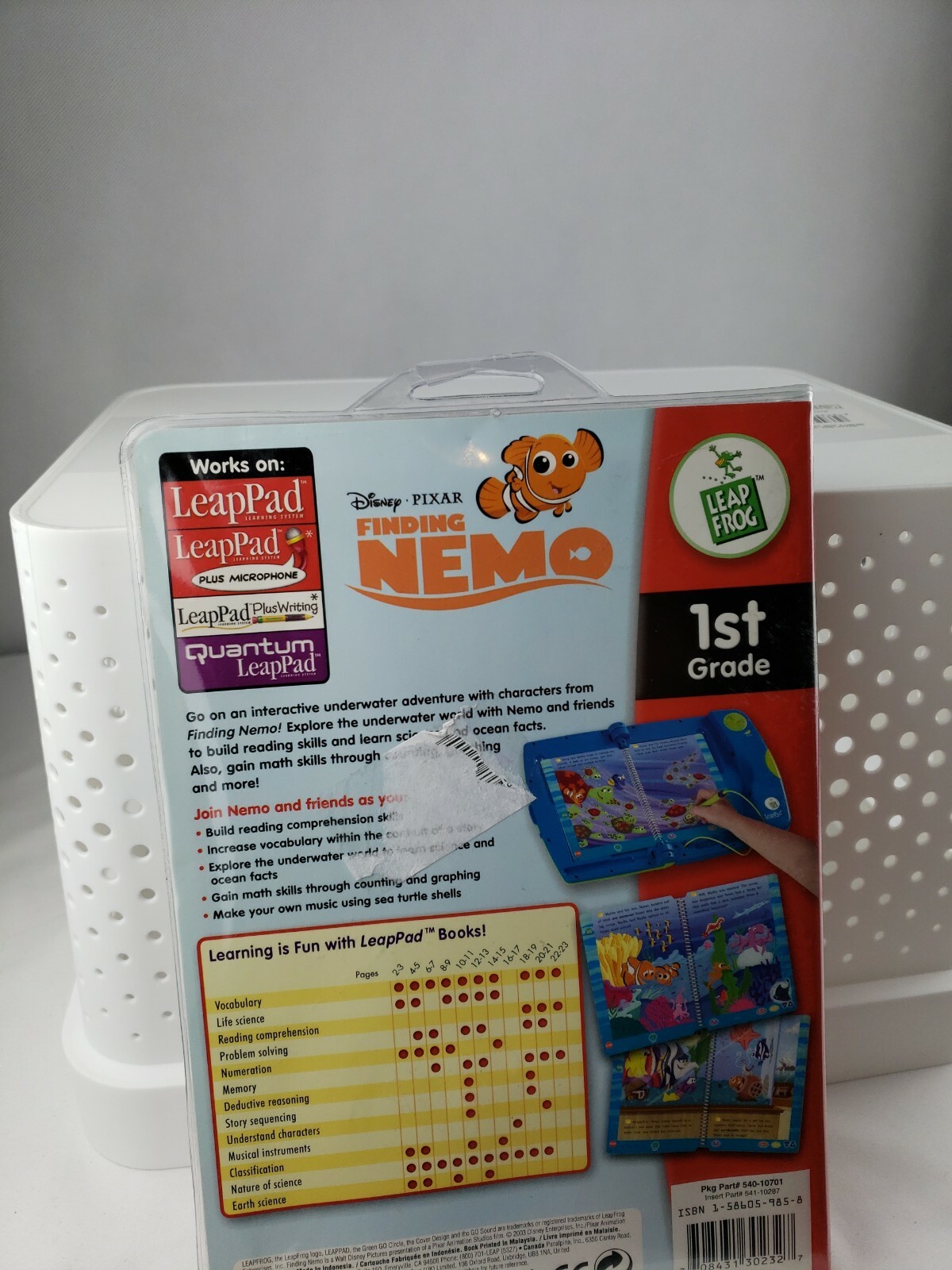 LeapFrog LeapPad Disney Pixar “FINDING NEMO Brand New