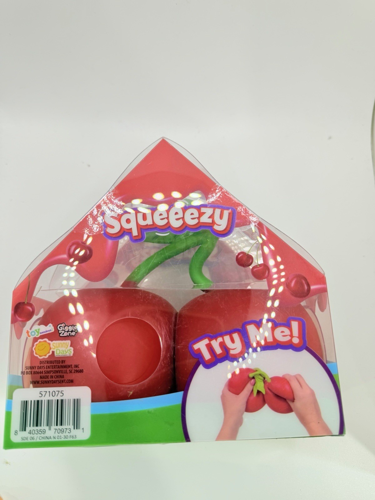 Cherry 🍒 Squishy Sunny Days Toymendous 5.5 📏 | Set Of 2 | Squeezy Viral Tiktok