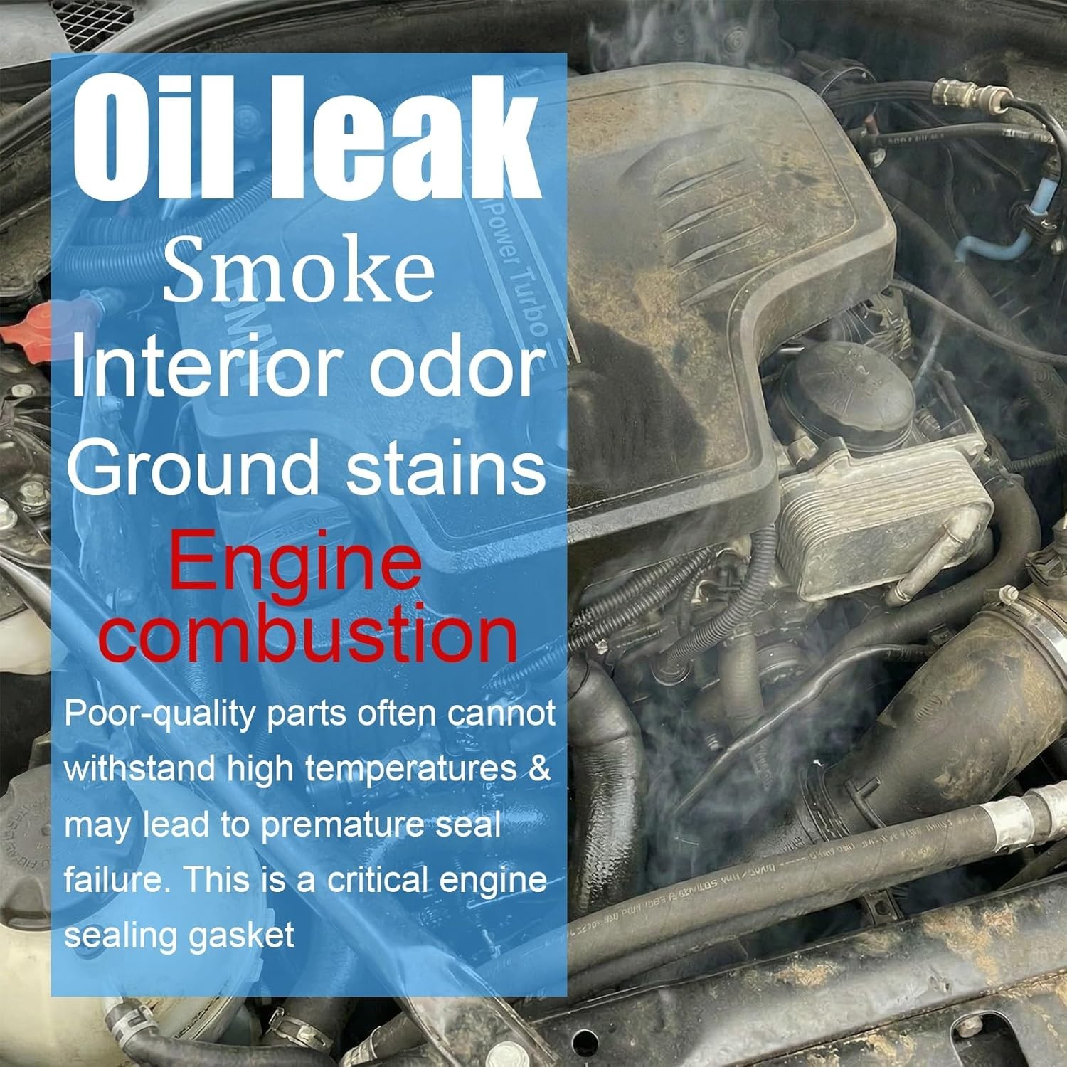 11127582245, Valve Cover Gasket, OEM Parts N52 N51 Engine Valve Cover Seal fo…