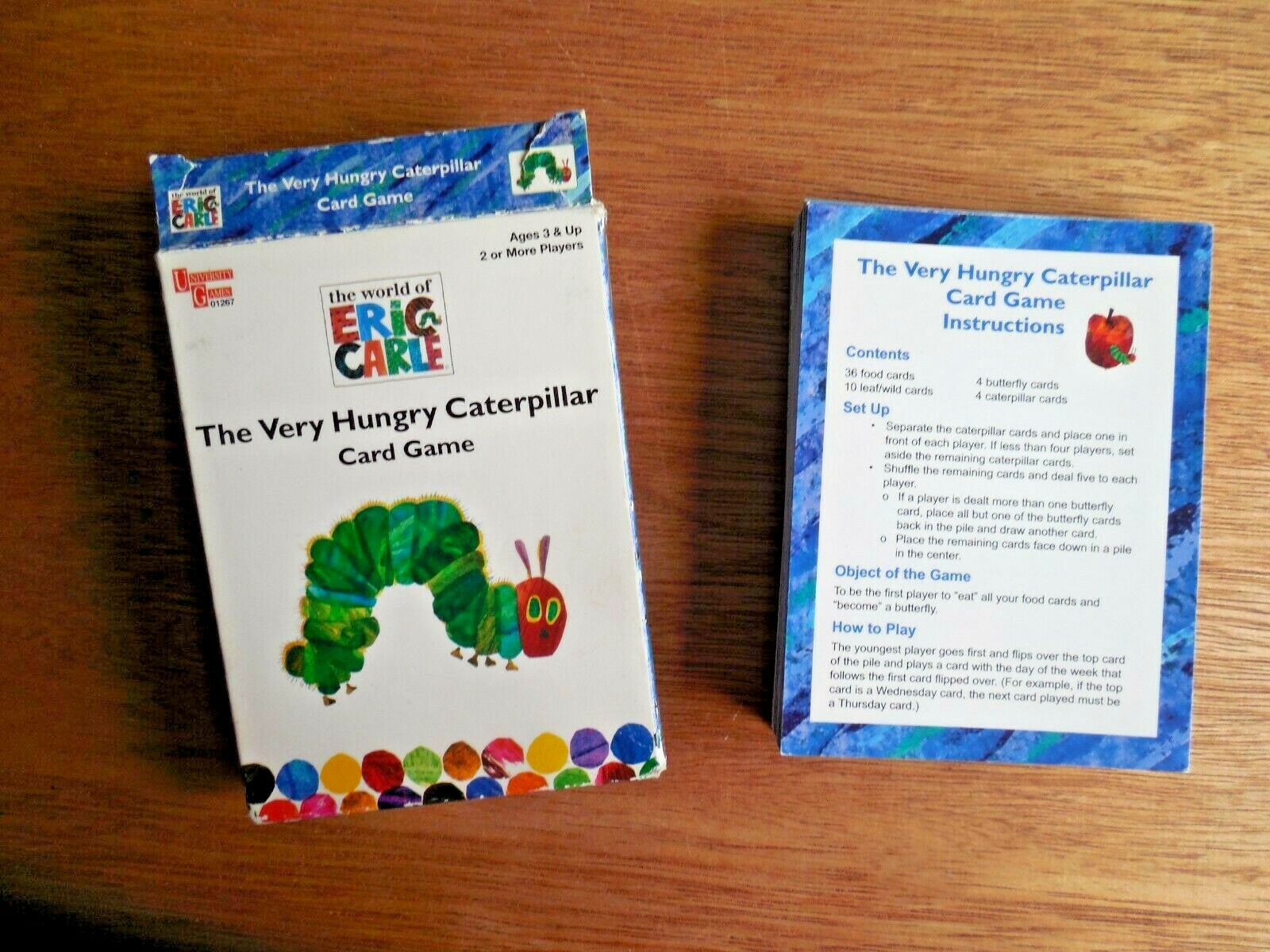 EUC University Games Eric Carle “The Very Hungry Caterpillar” Card Game