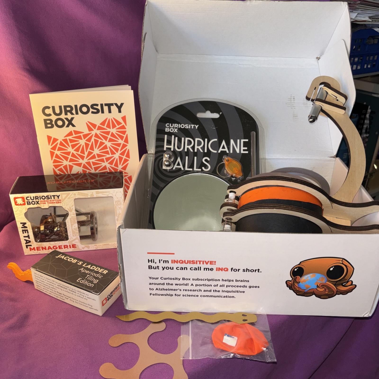 CURIOSITY BOX by V Sauce Sonic Photonic Visualiser Hurricane Balls NEW