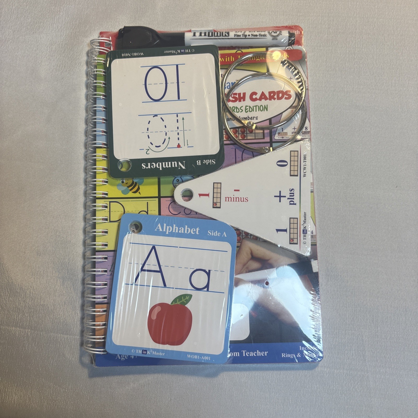 Premium 186 Laminated Alphabet, Sight Words & Numbers Age 4+ New in Pkg