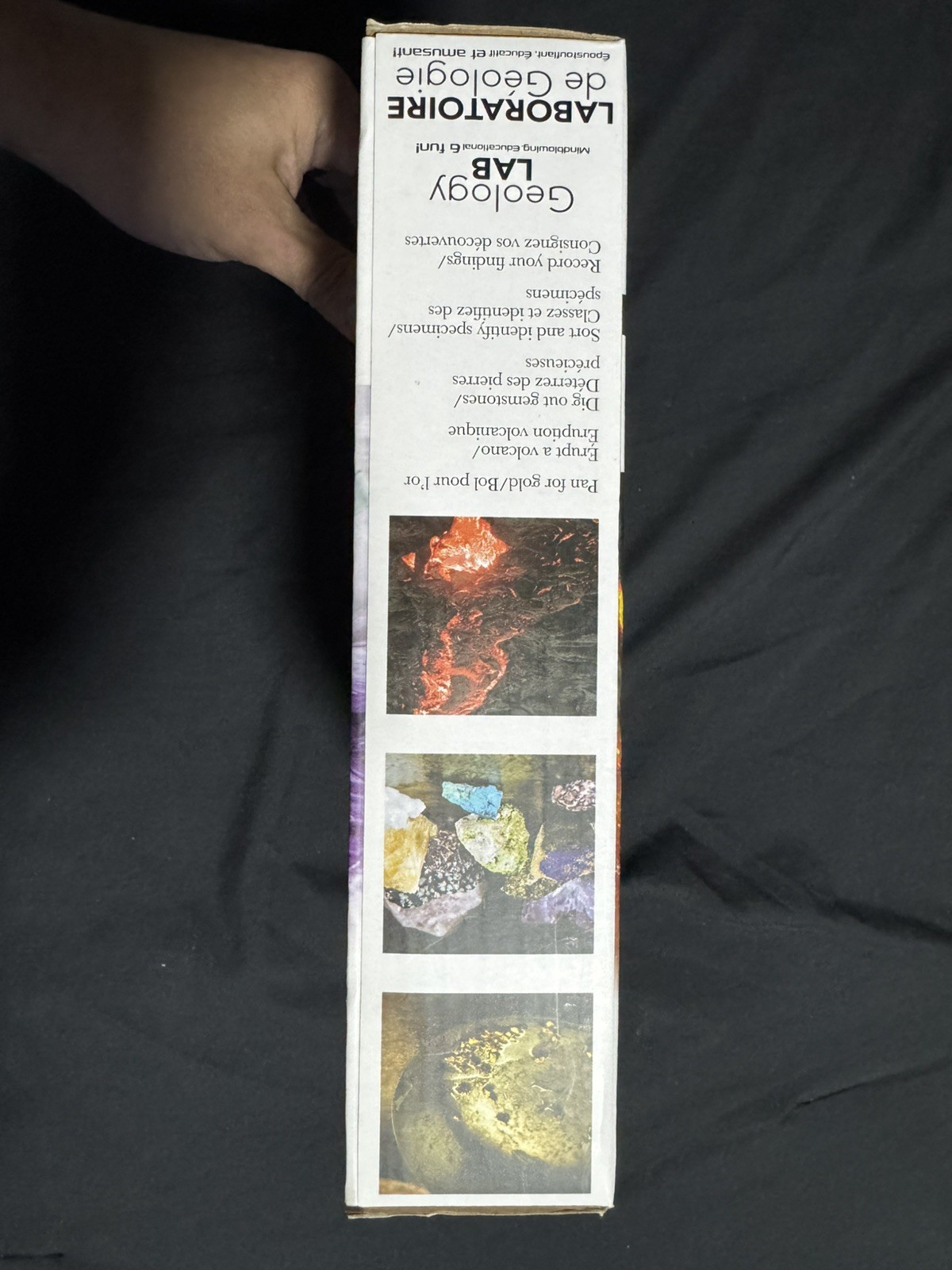 Unbelievable Science Geology Lab Kit (New/Sealed) Gemstones, Volcano, Magnifier