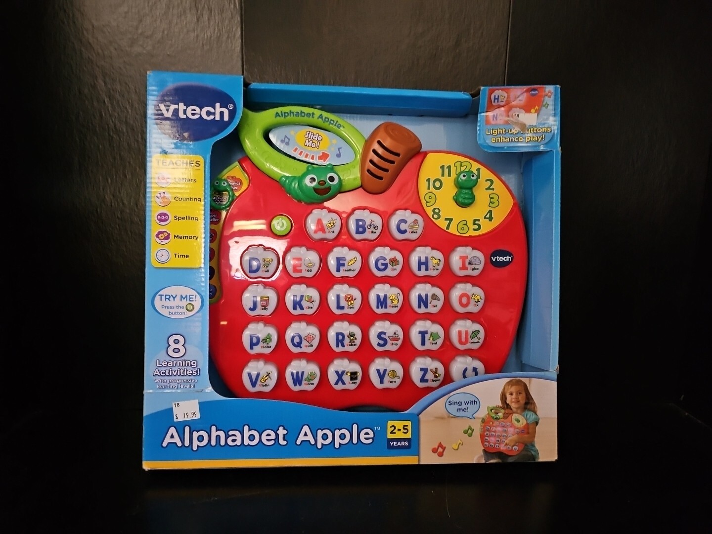 VTech Alphabet Apple Tree Teaches Beginning Reader Skills Sounds & Music New Box