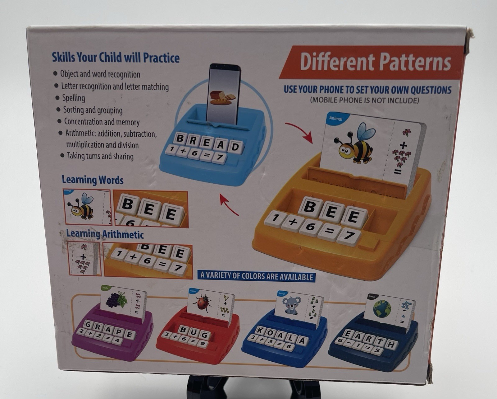 2 in 1 Educational Game Age 3+ Different Patterns New Sealed