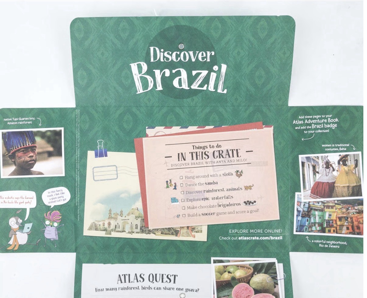 KiwiCo Atlas BRAZIL Crate (ages 6-12)