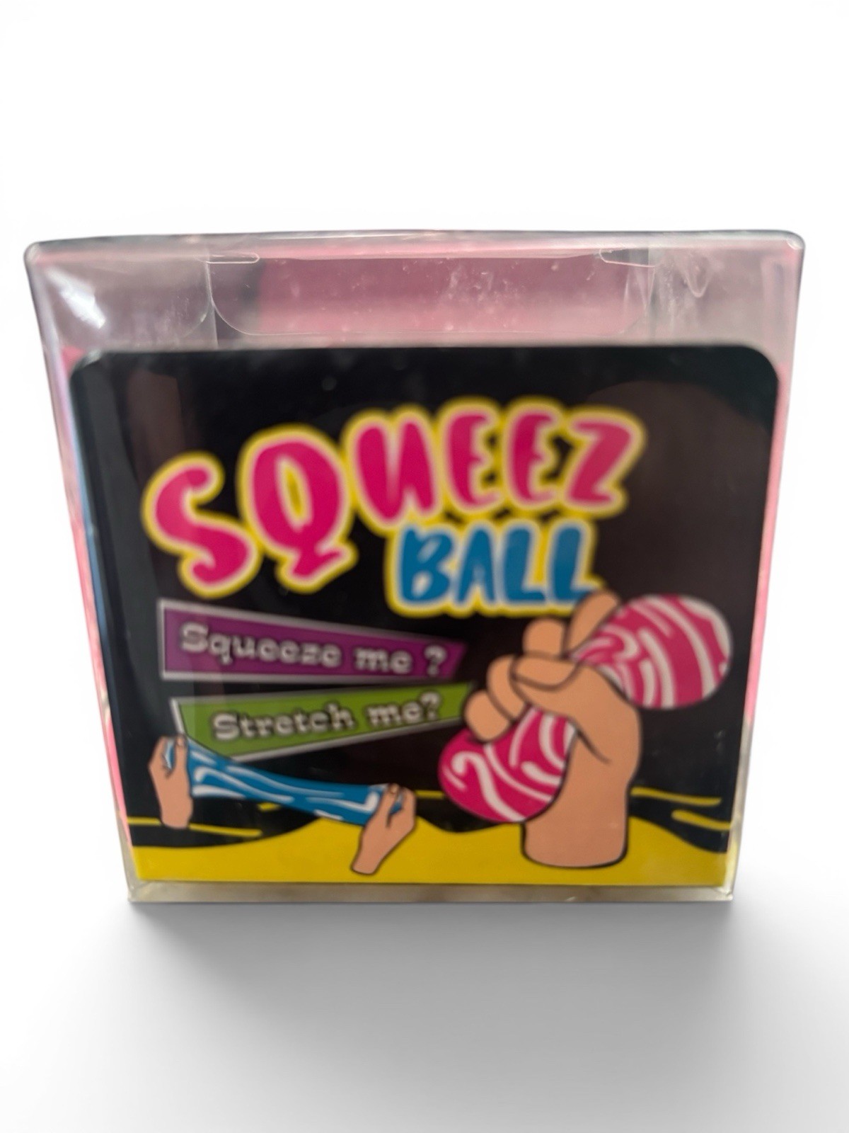 Squeez Ball Orange Tactile Squeeze Toy Ages 3-11 Years 3-4 4-7 8-11 Years