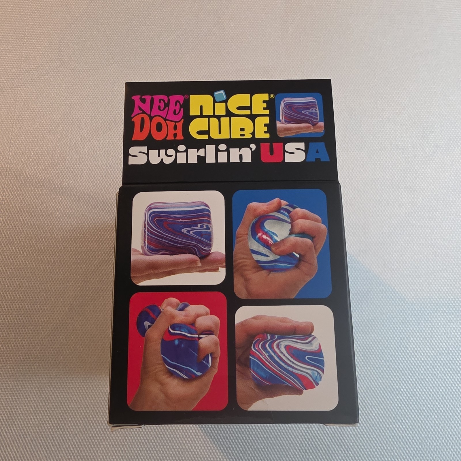 Nee Doh Nice Cube USA Swirl Brand New (F1) Rare