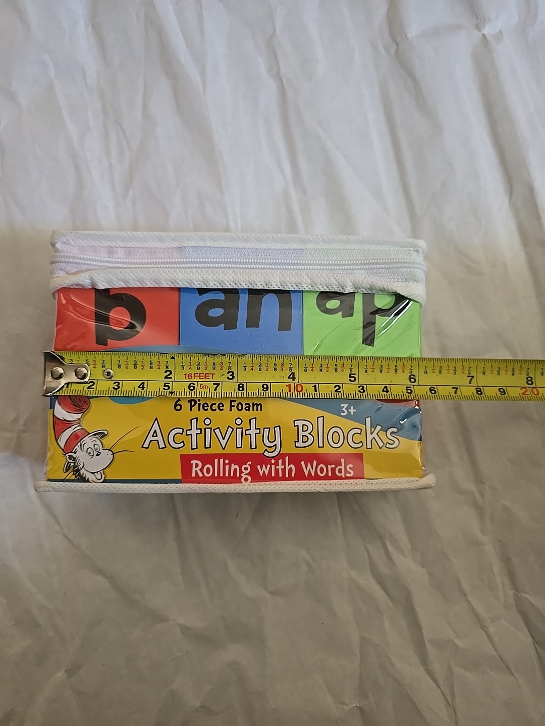 Eureka Dr. Seuss Rolling With Words Foam Activity Blocks Ages 3+ (Spelling STEM)