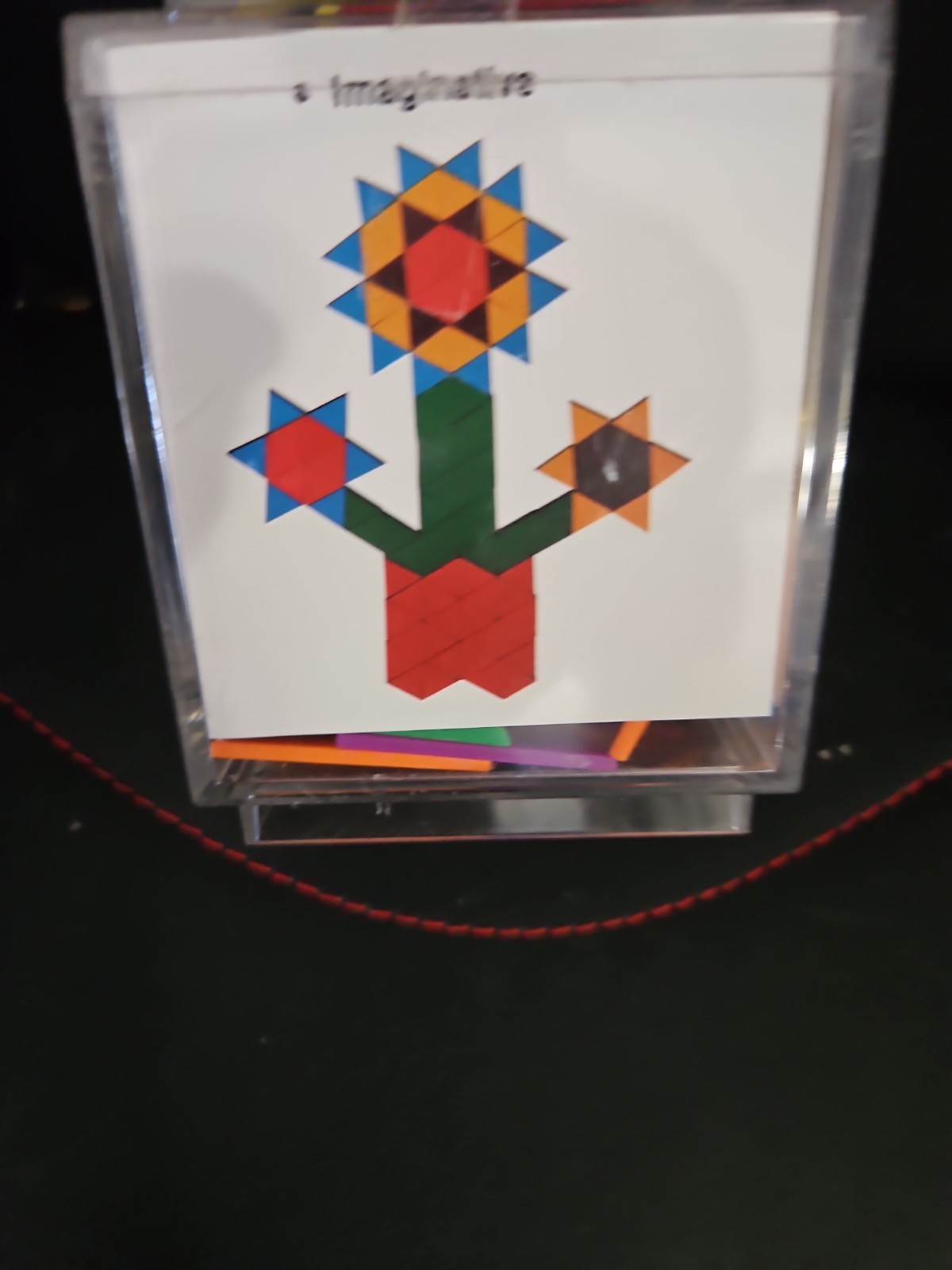 Tri-Mosaic Dinsdale Products Educational Puzzle Game 144 Pieces 1989