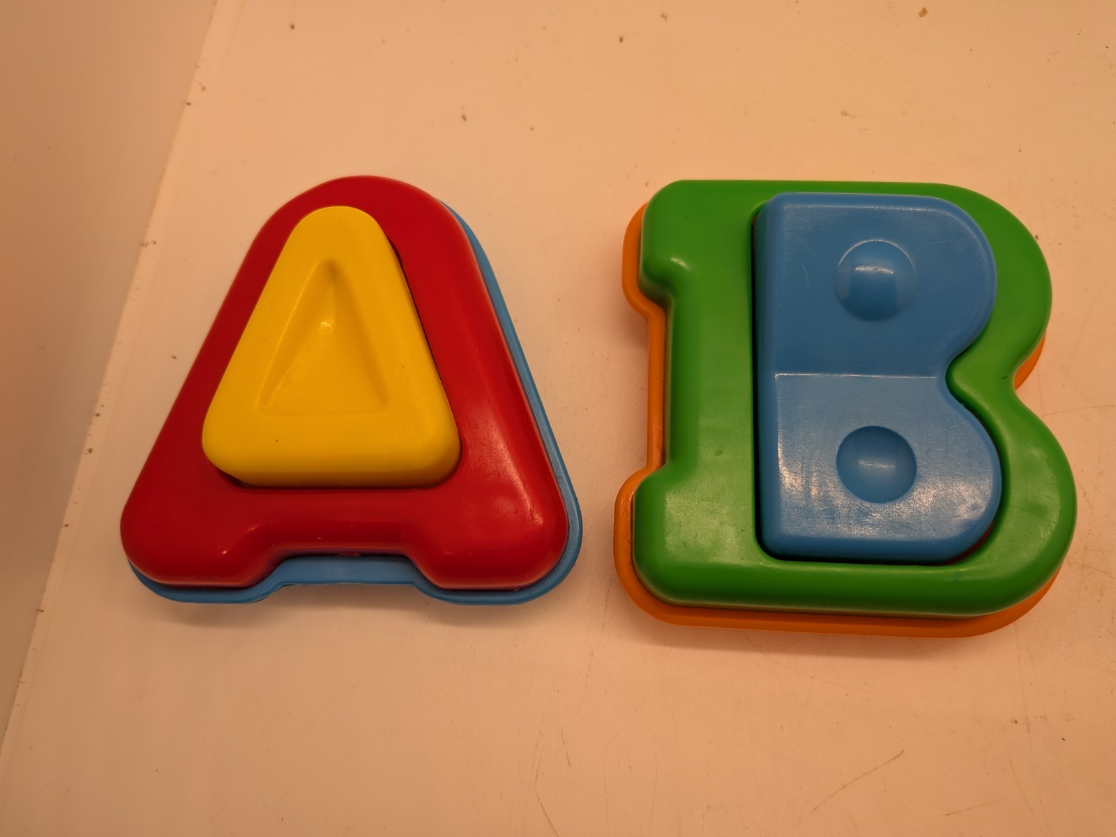 Fisher Price Refrigerator Magnets ABC Letters Shapes Food 1995 Lot