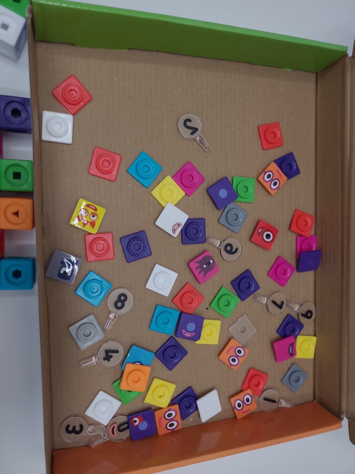 Number Blocks Hand 2 Mind Math Link Cubes * INCOMPLETE* See Photos