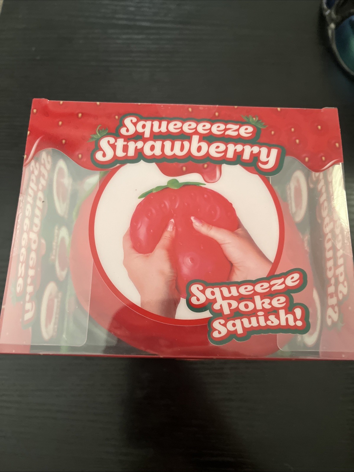 Sunny Days Jumbo Squeezy Strawberry Squishy Toy Stress Relief