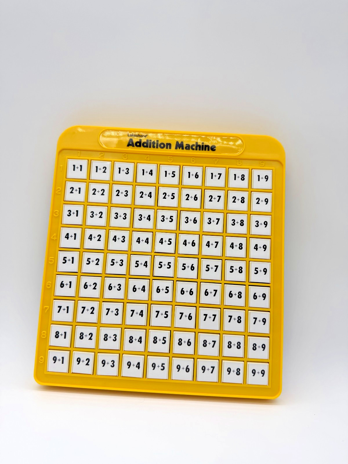 Lakeshore Learning Materials Addition Machine, Yellow, 8.5″ x 9.5″ Model LC1166