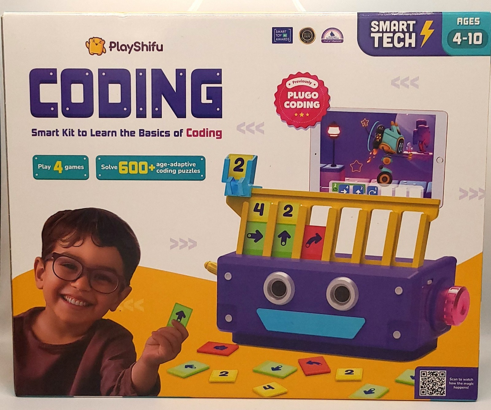 PlayShifu Plugo Coding STEM Kit AR Learning Game Ages 4-10 Complete