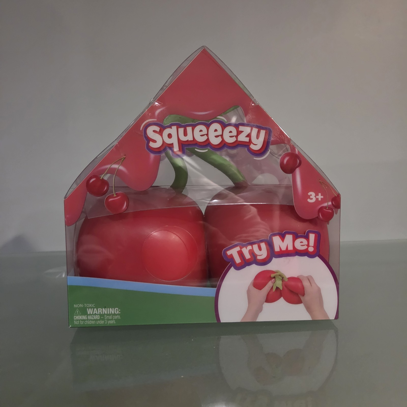 NEW Squishy Sunny Days Toymendous Red Cherries 5.5 Inch Squeezy Cherry Viral