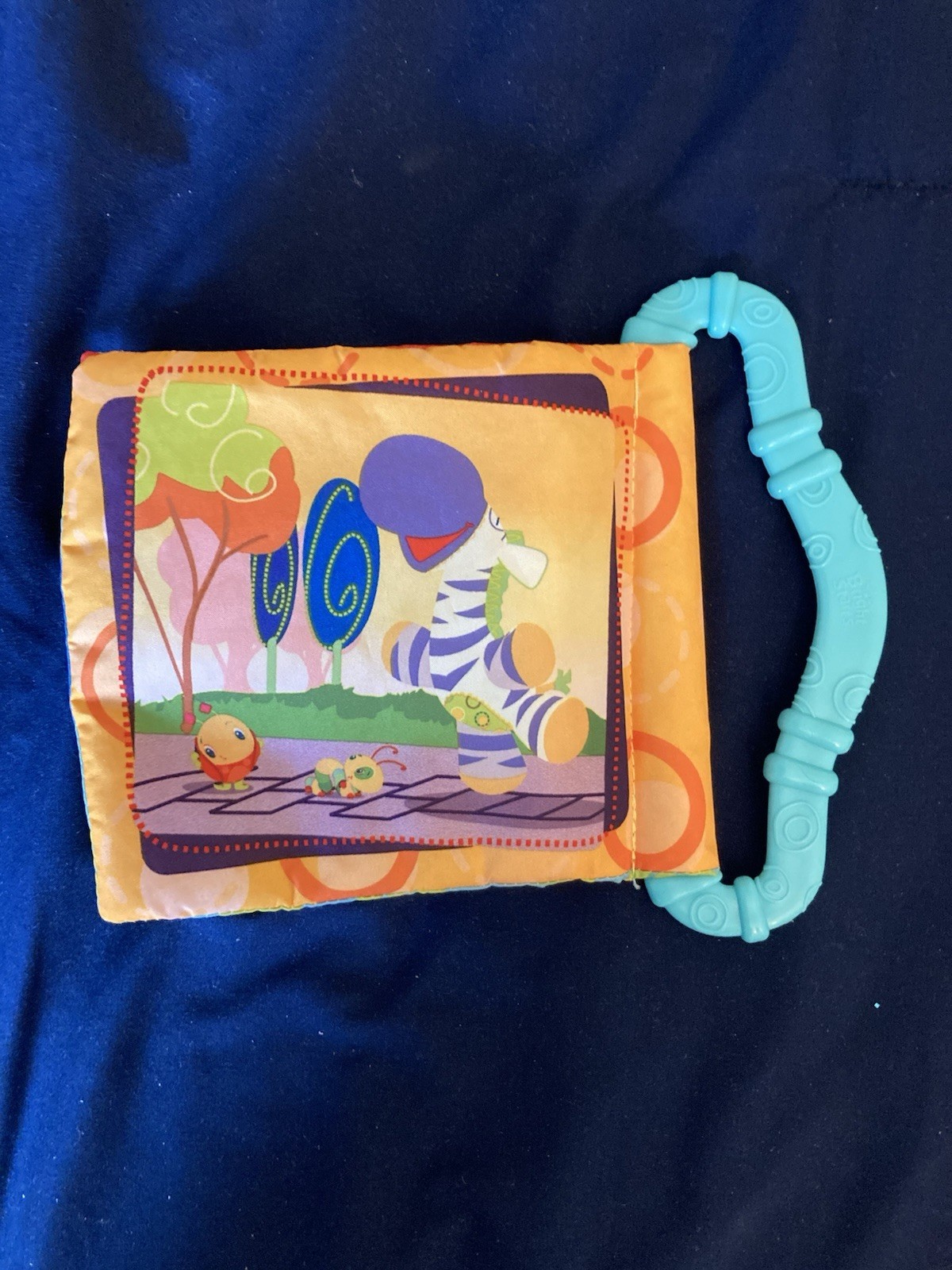 Bright Starts Baby Picture Book | Crinkly Material | Animal Theme