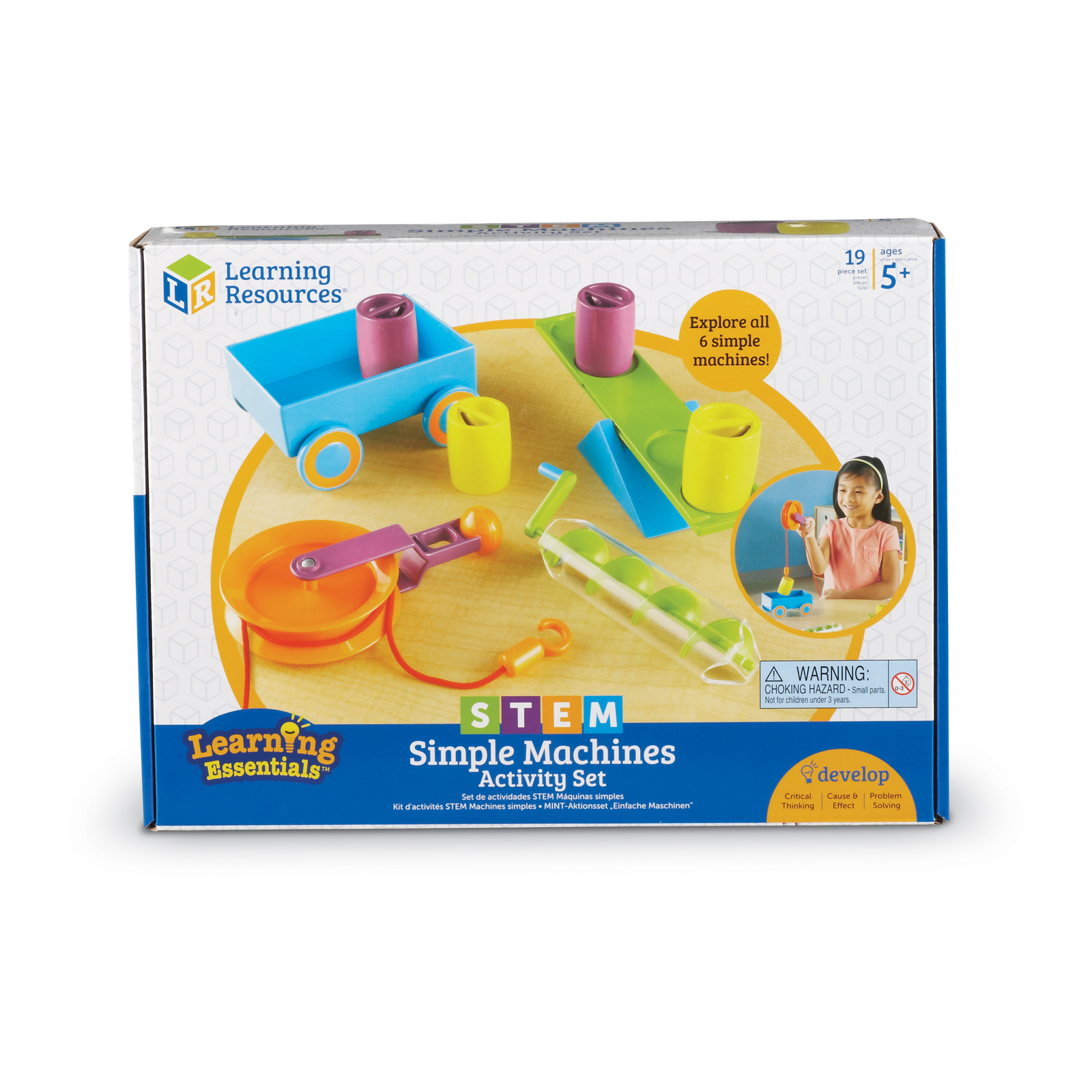 New – Learning Resources Learning Essentials – STEM Simple Machines Activity Set