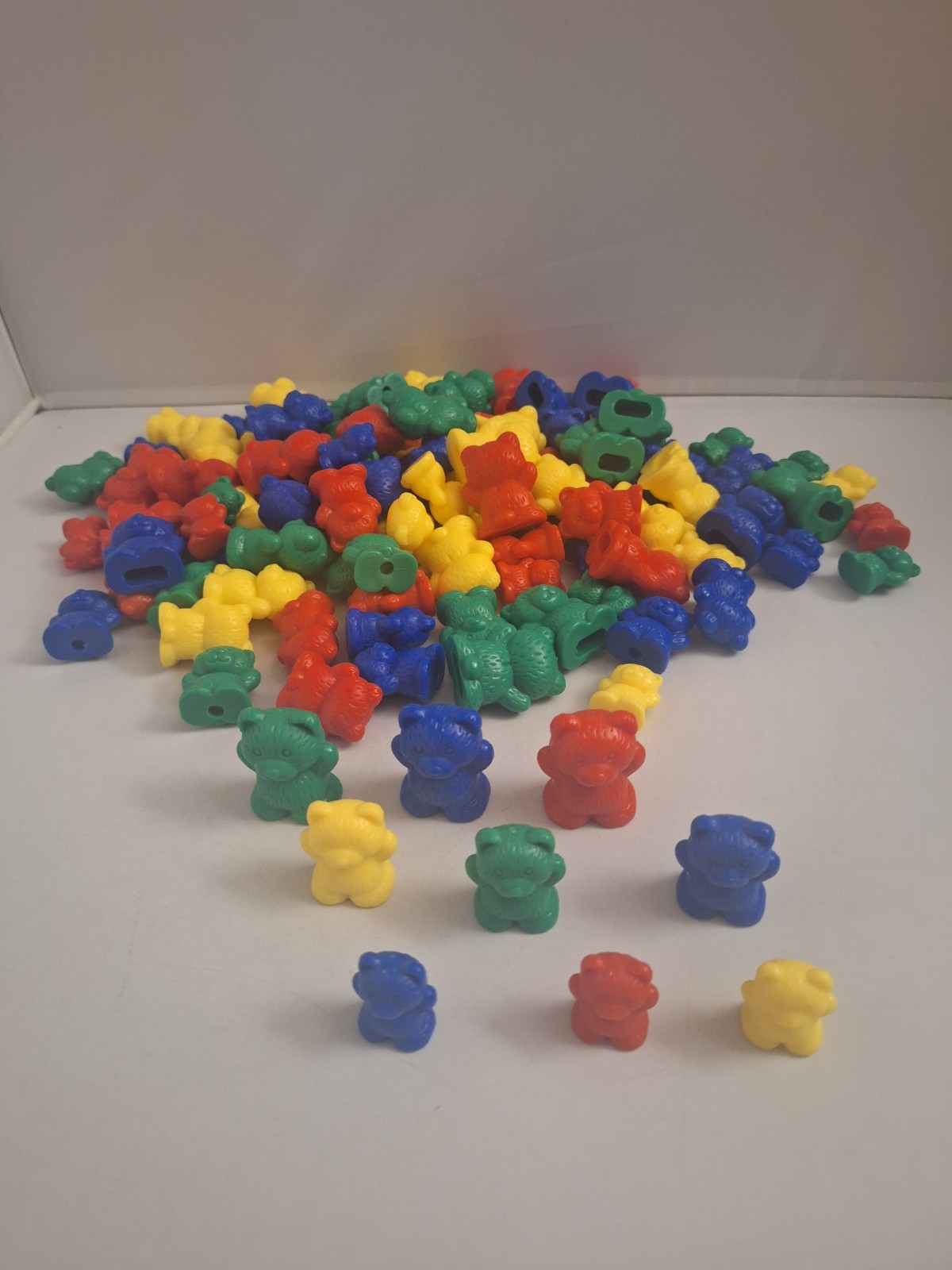Lakeshore Teddy Bear Toy Figures Colors Sizes 116 Pieces Learn Play