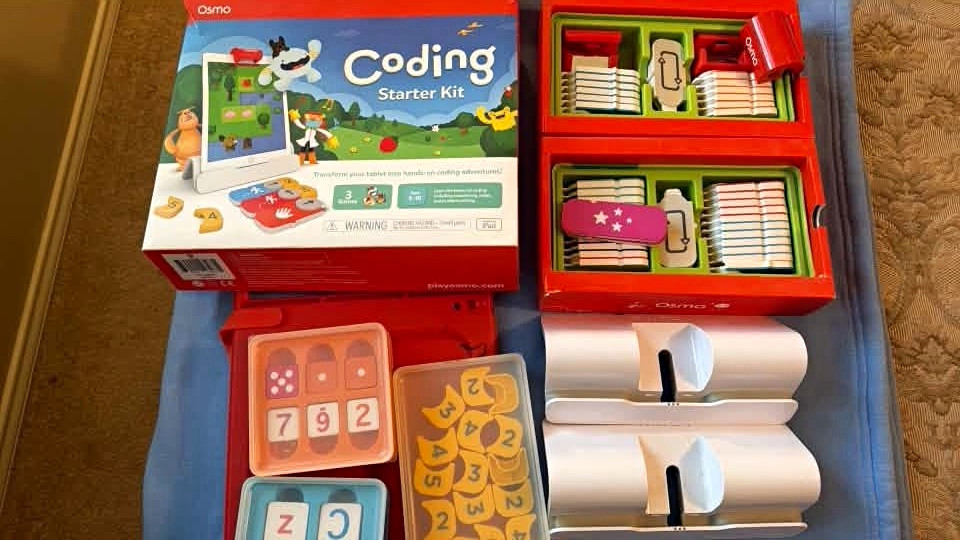 Osmo Coding Starter Kit w/ Activity Cards & Electronic Modules, Ages 3-7