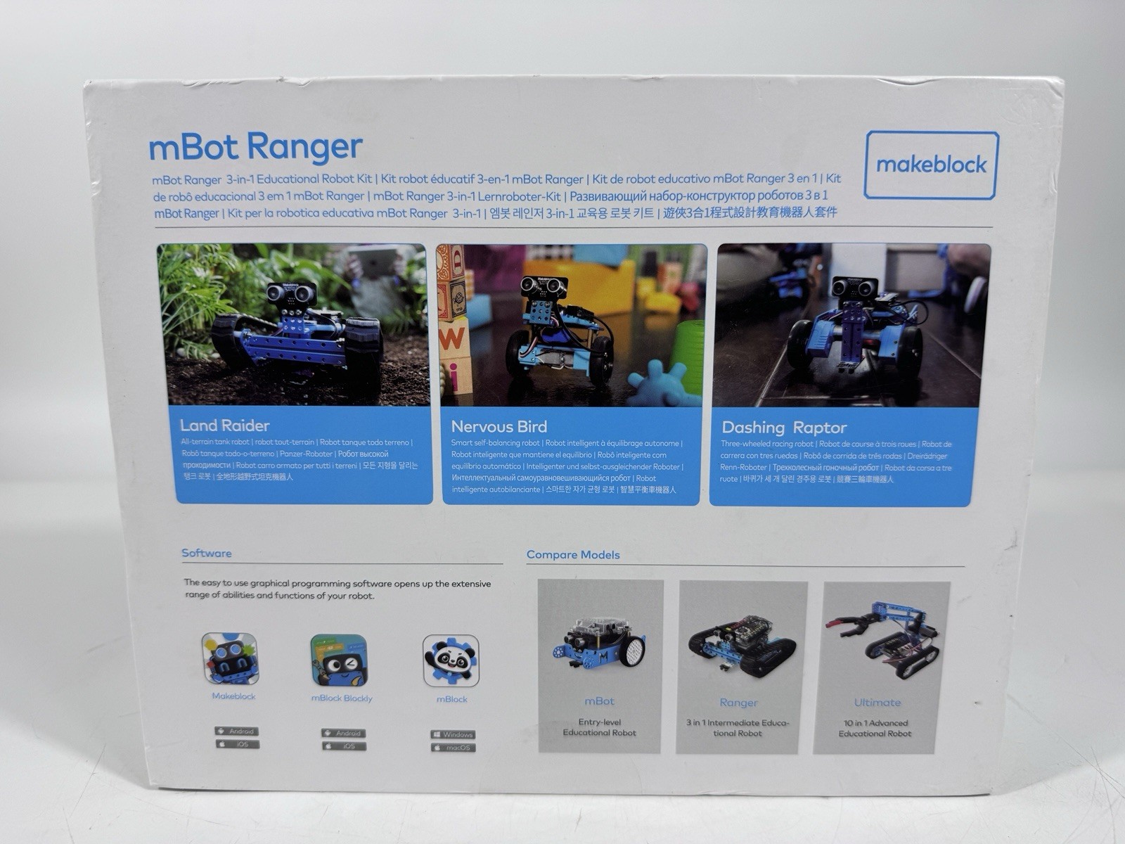Makeblock mBot Ranger 3-in-1 Educational Robot Kit, Learn Coding with Scratch