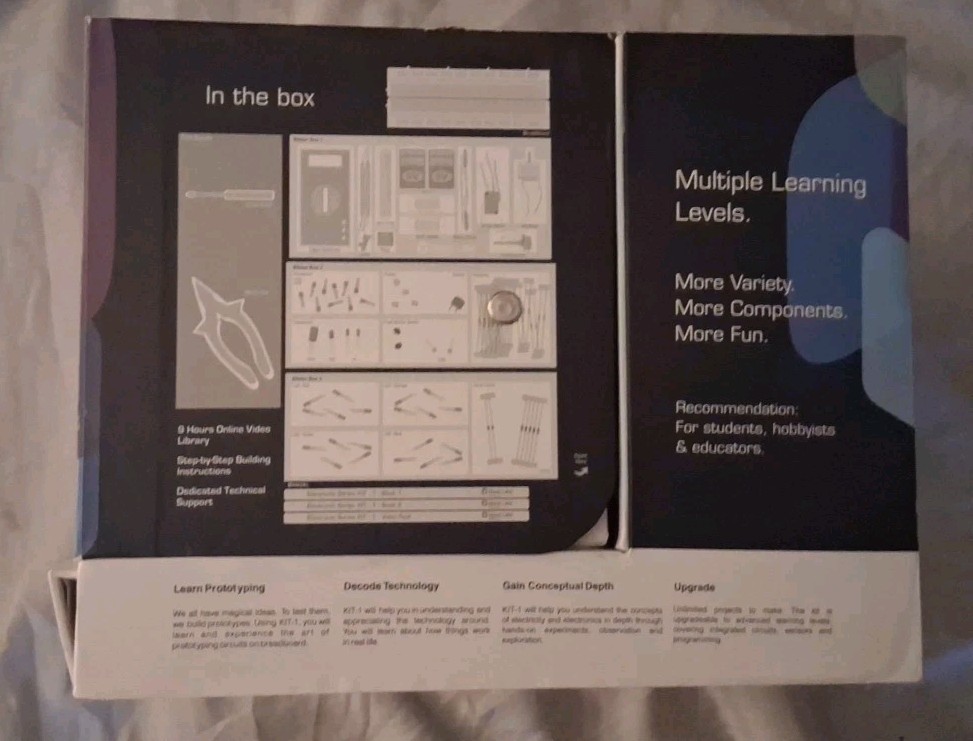 Open Box Mand Labs Electronic Series Kit 1 Premium Edition Step By Step