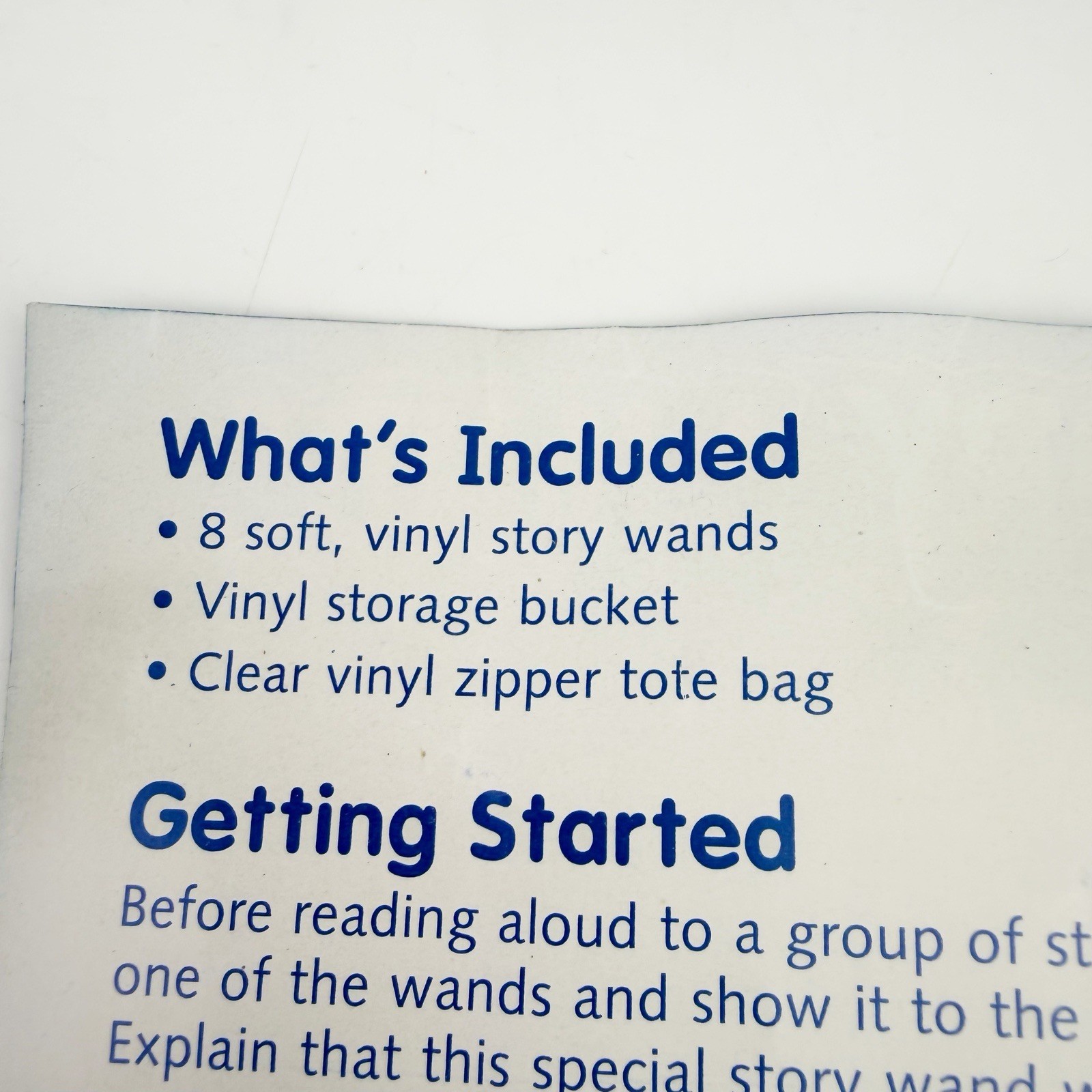 Lakeshore Learning Story Wands Bucket Reading Comprehension for Kids Teacher