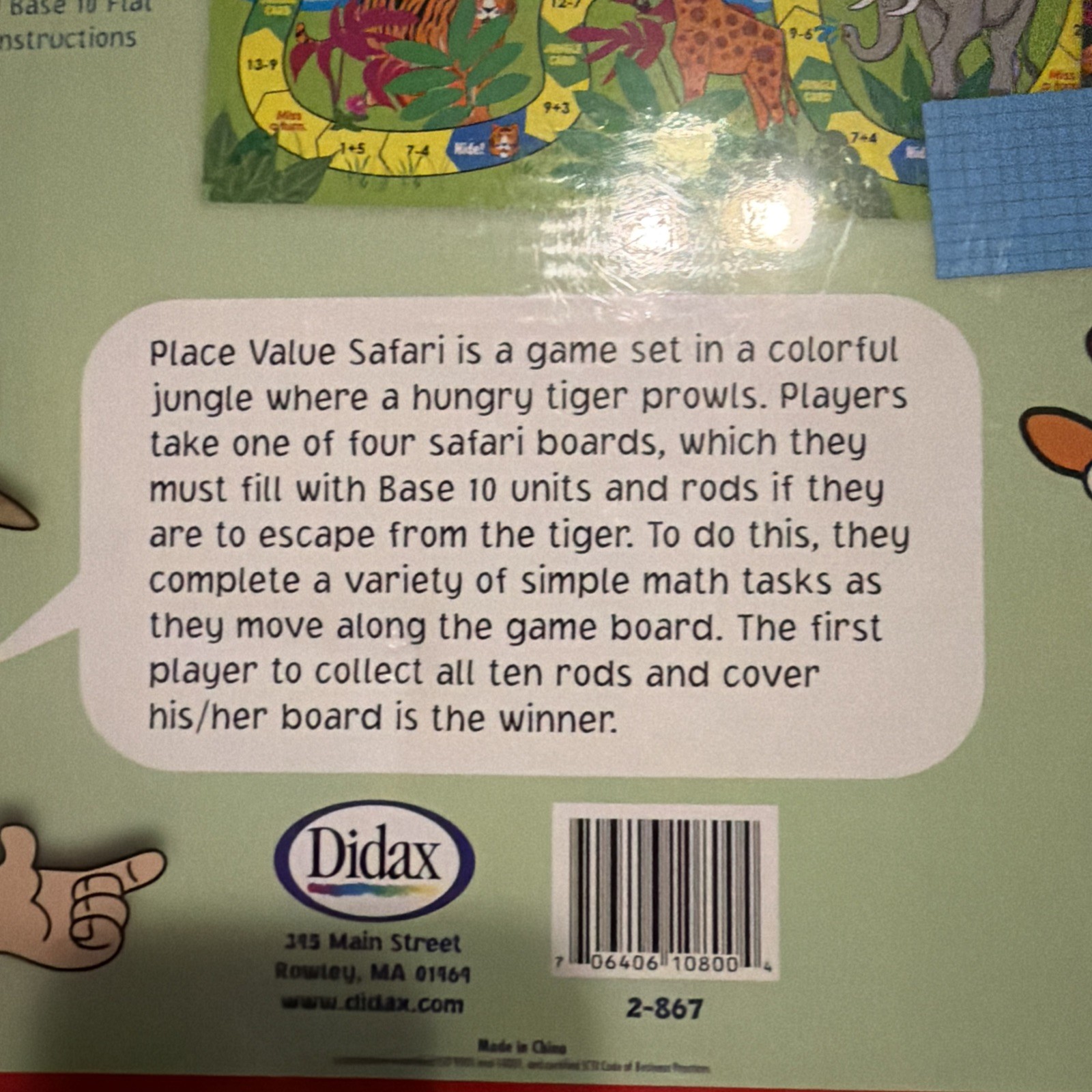 Didax Place Value Safari – Discovering Ones, Tens, Hundreds. Ages 8 And Up.