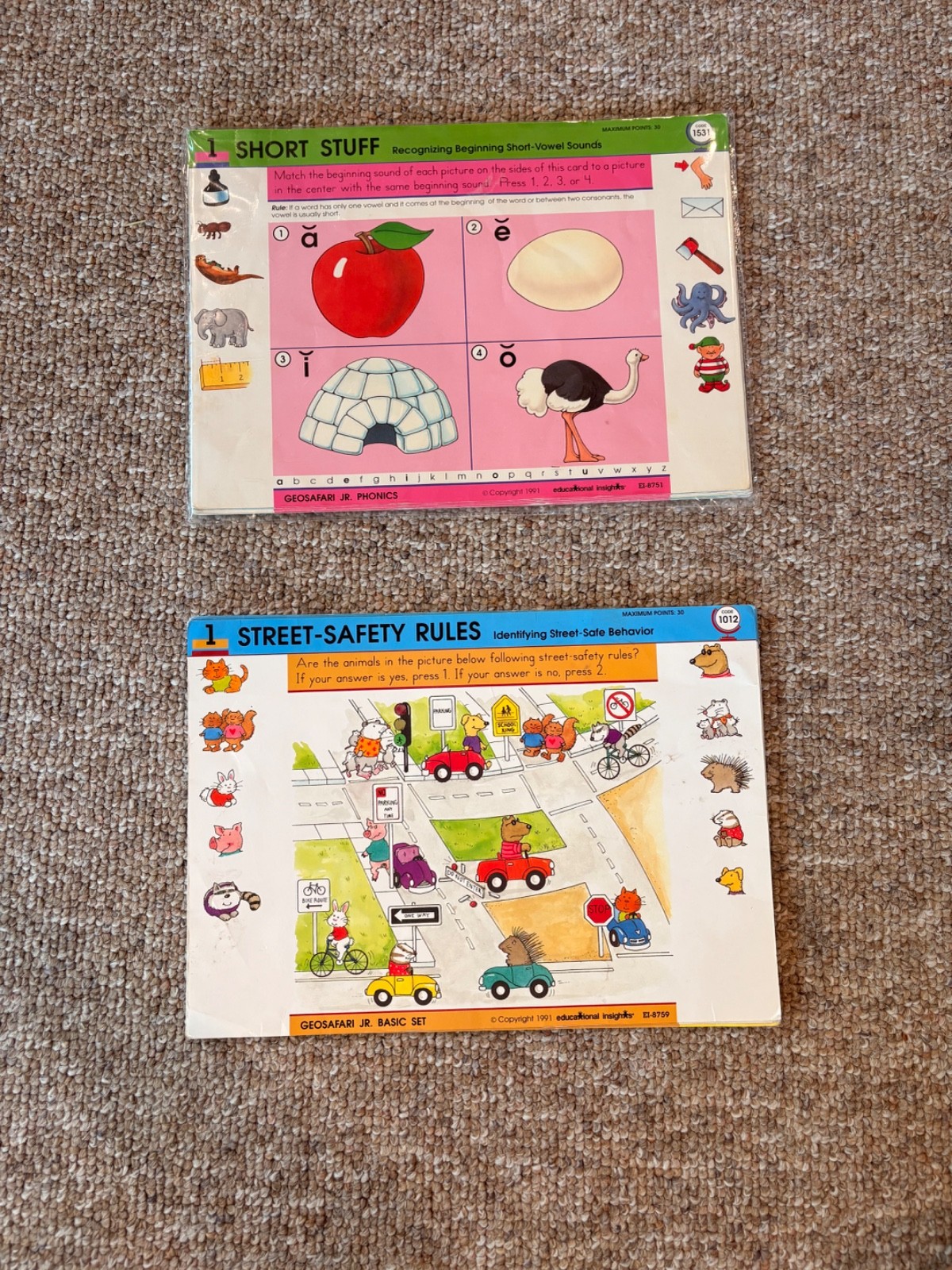 GeoSafari Vintage Electronic Learning Game with 45+ game cards
