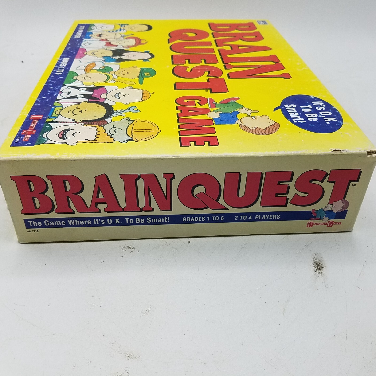 BRAIN QUEST BOARD GAME UNIVERSITY GAMES, Boys & Girls, grades 1-6, 1993 edition