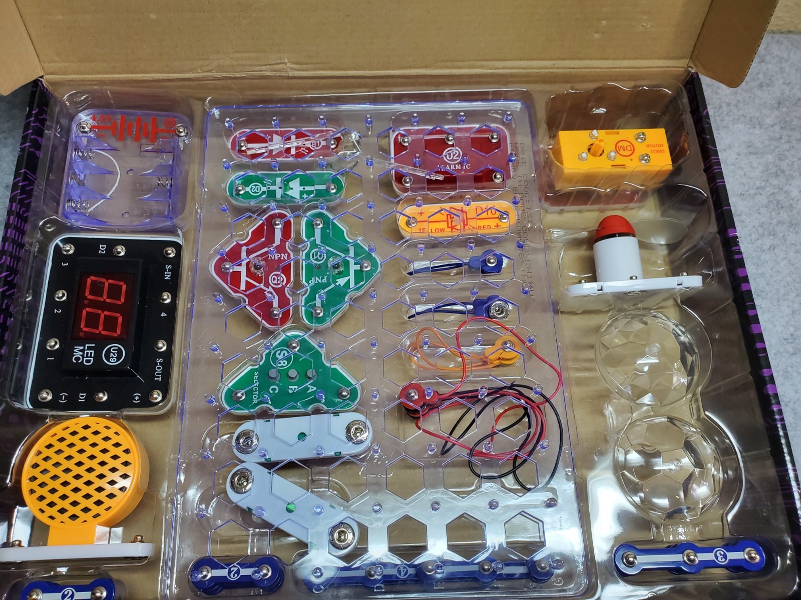 Elenco Snap Circuits Arcade Games of Learning and Fun, SCA-200, Preown, Complete