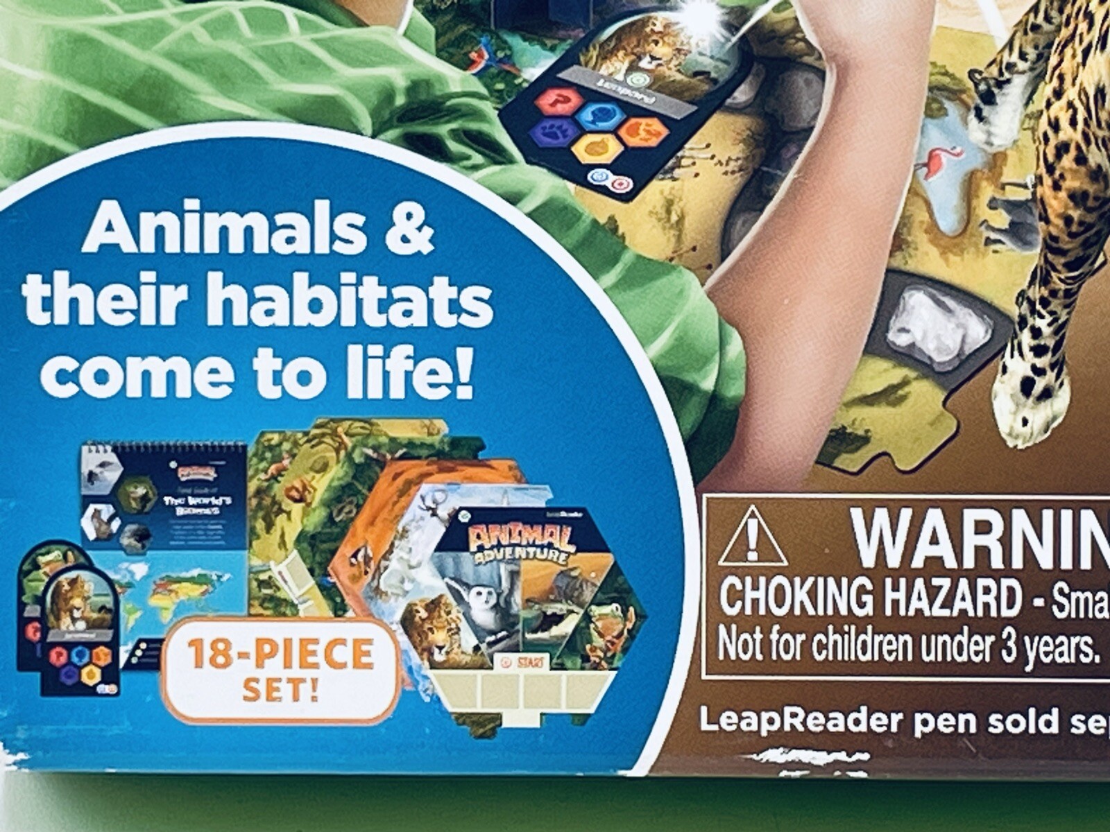 NEW LeapFrog LeapReader ANIMAL ADVENTURE Interactive Educational Board Game