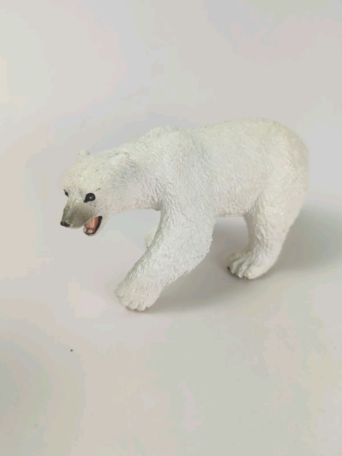 Vintage Polar Bear Set Male Female & Cub 1990 Safari Ltd Christmas Decor EUC