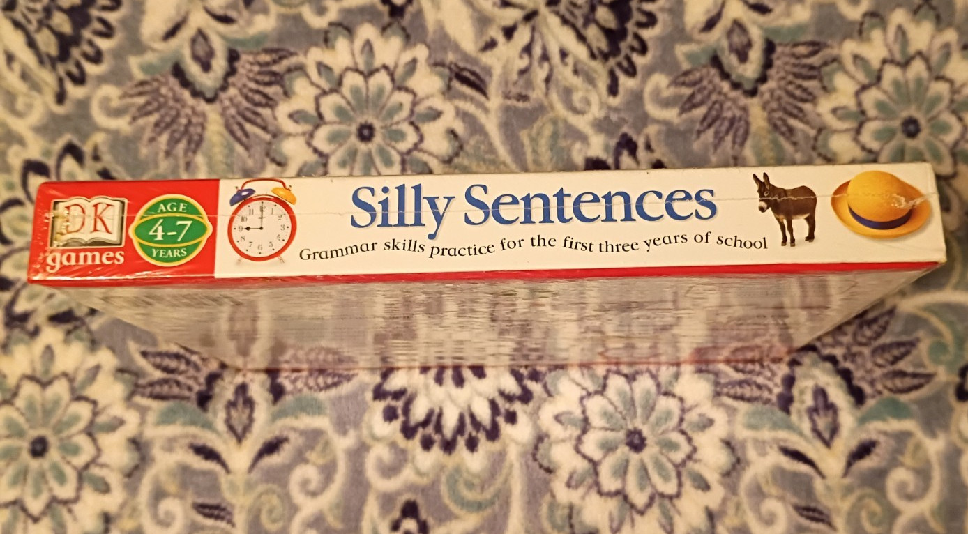 DK Games Silly Sentences Grammar Puzzle Game Educational Learning Tool Ages 4-7