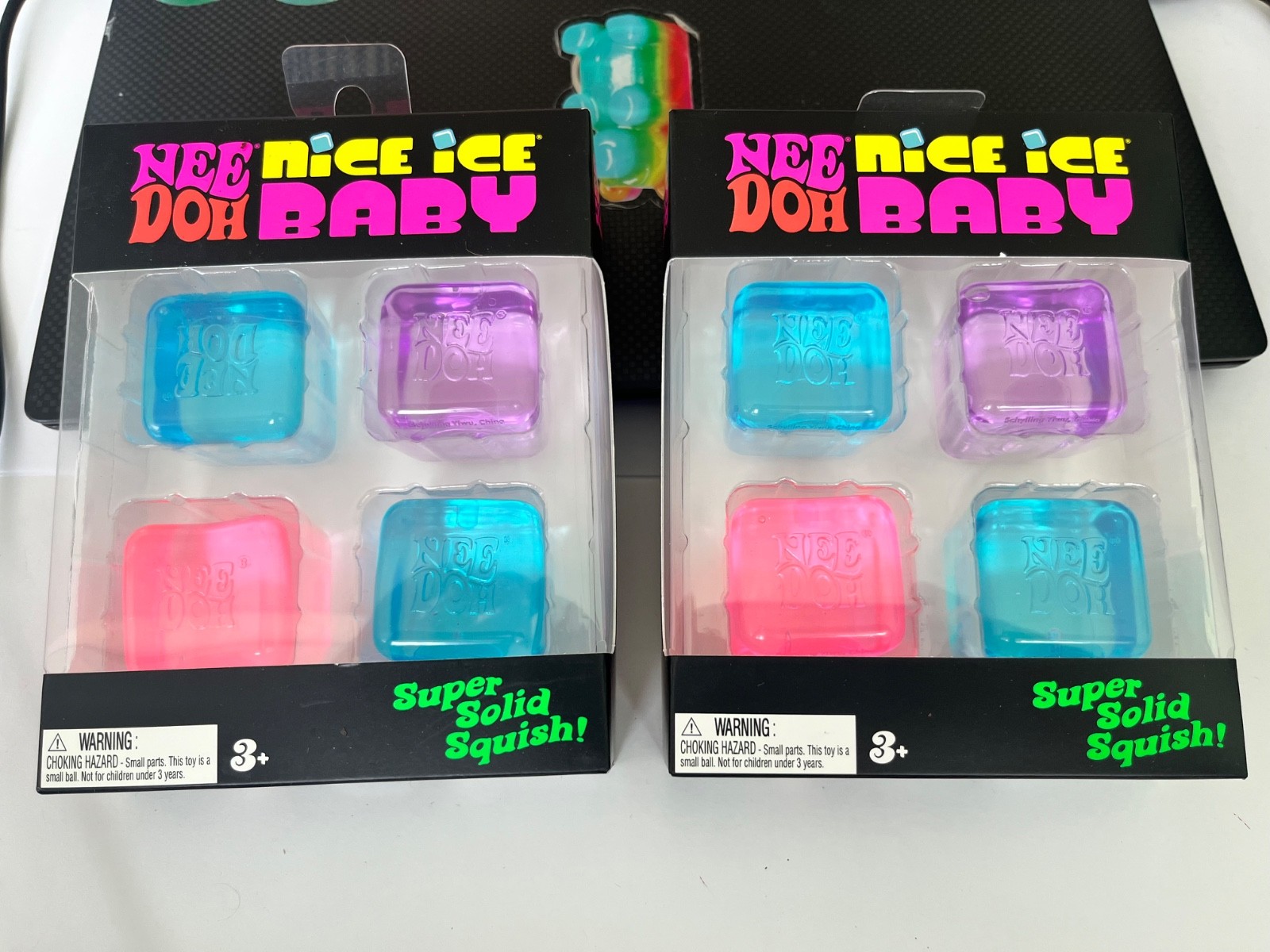 BRAND NEW ~ TWO 4 Packs of SEALED Needoh Nice Ice Baby Bundle (Mini Nice Cubes)