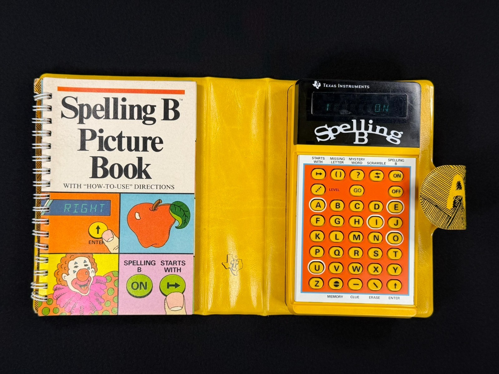 Texas Instruments Spelling B Electronic Learning Aid w/ Picture Book Tested Work