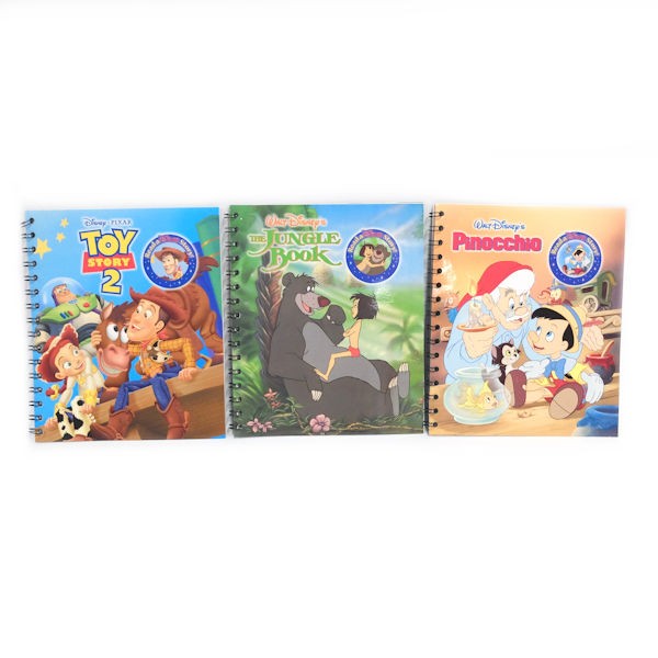 Story Reader 3 Storybooks Disney Pinocchio, Toy Story 2, The Jungle Book