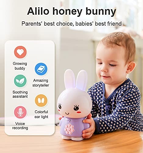 Alilo Honey Bunny Mp3 Player for Kids, Baby – 68 Song&Story – 8GB TF Card
