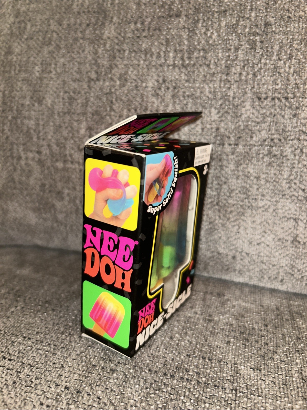 NEW Nee Doh Nice-Sicle Popsicle Blue/Pink/Yellow Multicolor