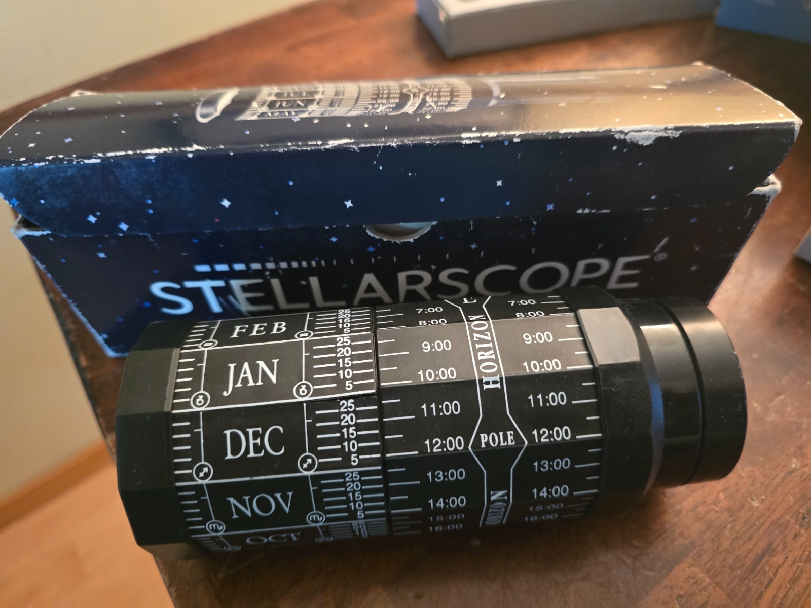 Stellarscope Star Finder Northern Southern Hemispheres Adjustable Made in Italy