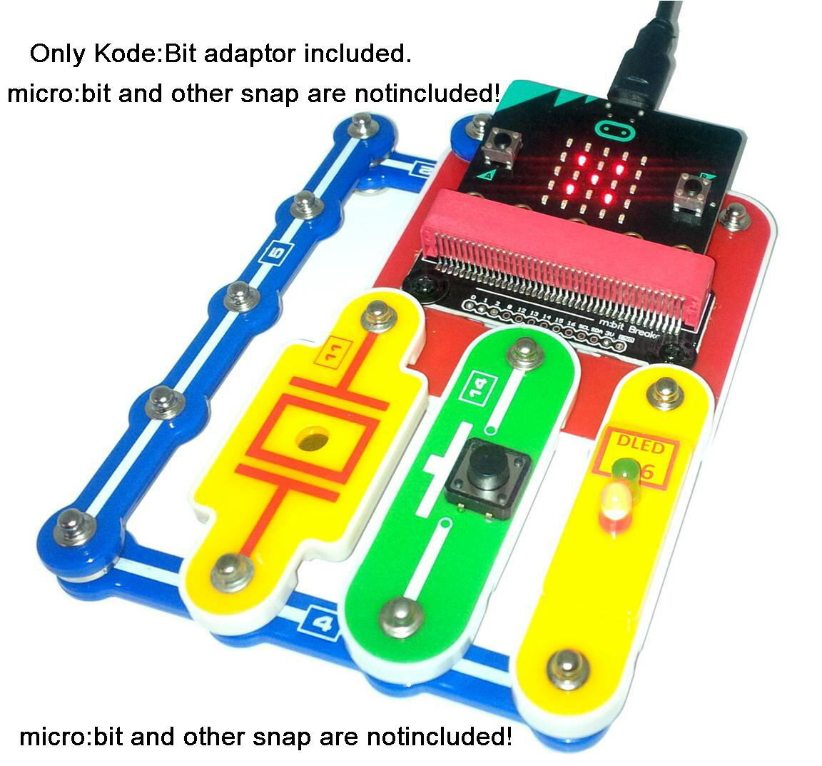 BBC micro:bit (microbit) to Snap Circuit Electronics + Coding; Digital STEM Kit