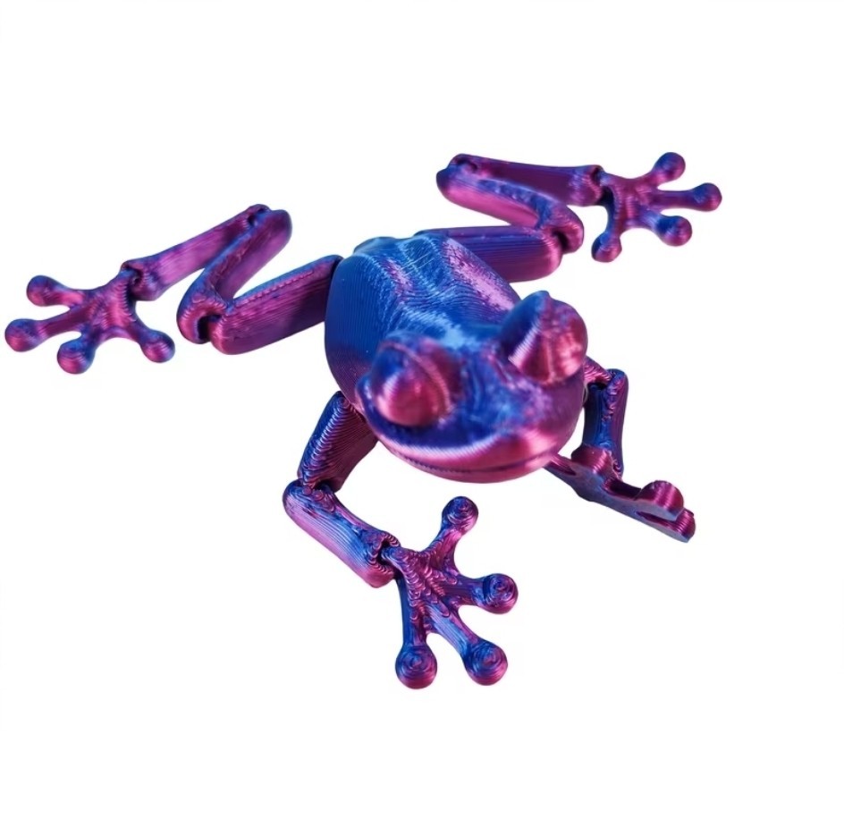 20pcs Set – 3D Printing Frog Statue Ornaments, Frog Decorations, Holiday Gifts,
