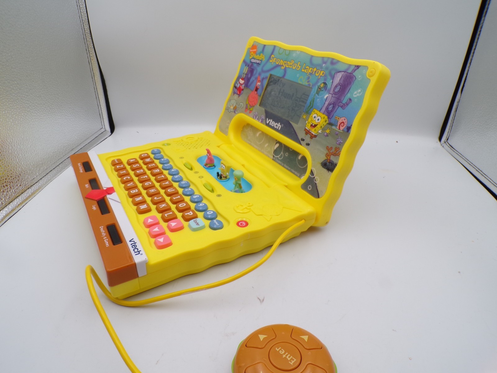 VTech SpongeBob SquarePants Electronic Learning Laptop Educational Toy Working