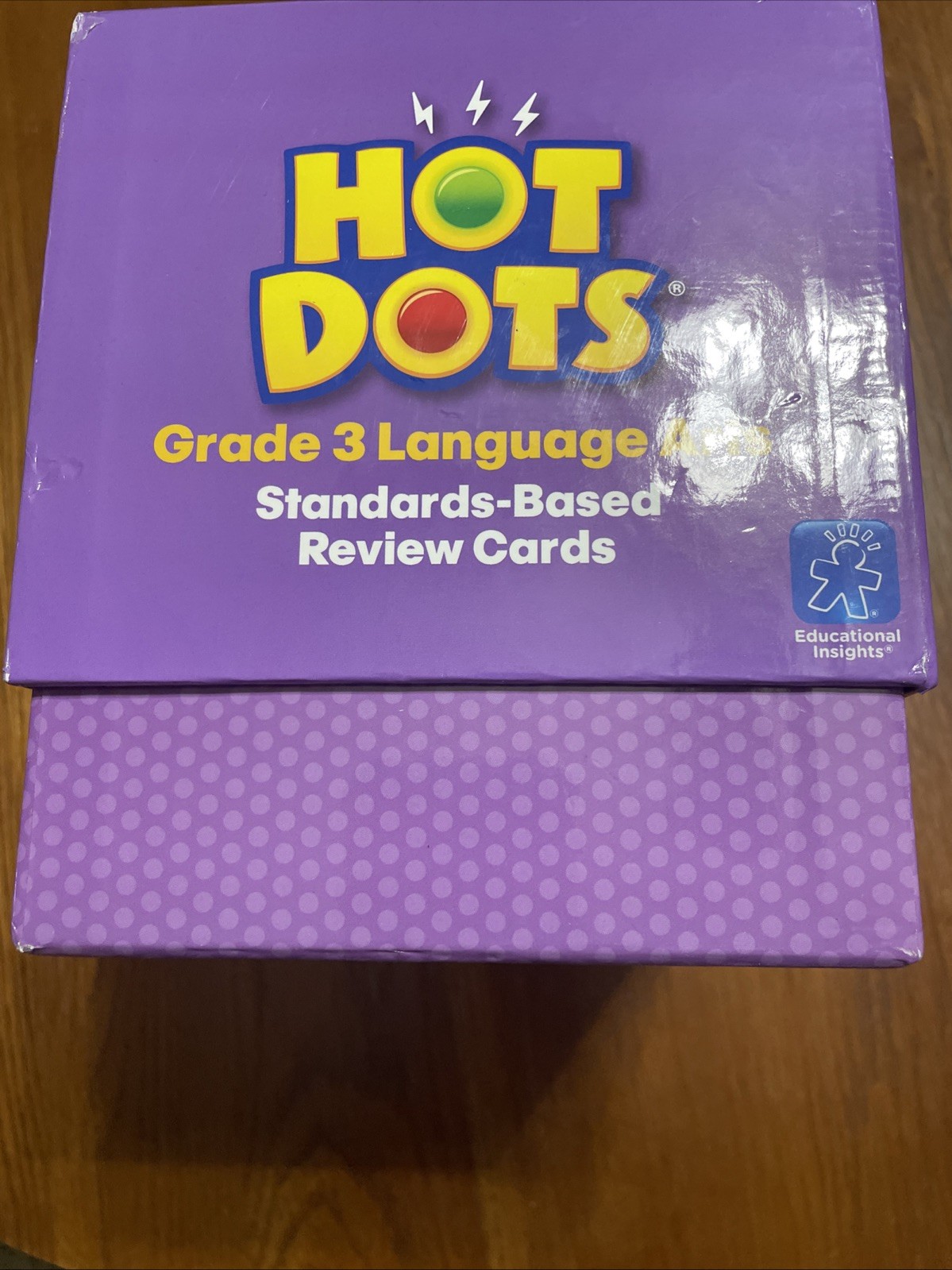 Hot Dots Standards Based Review Cards 3rd Grade Language Arts Box Set